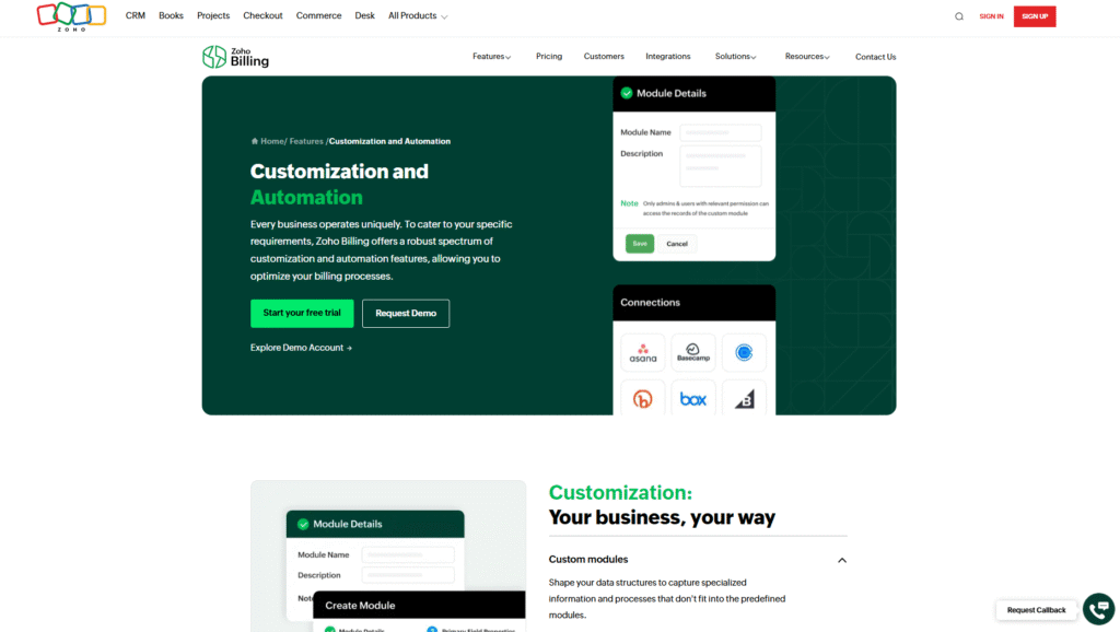Zoho Automation
